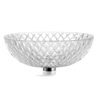 Il Paralume Marina / Washbasin handmade in clear Italian crystal / BA730
