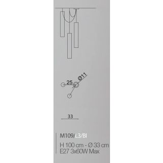 Il Paralume Marina / Chandelier / M109/L3