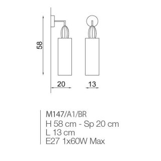 Il Paralume Marina / Wall Sconces / IL-M147/A1