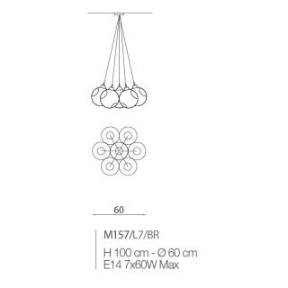 Il Paralume Marina / Chandelier / M157/L7