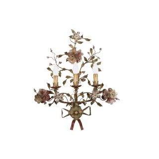 Mechini / Wall Lights / Bohemian Crystal and Murano Glass A241/3