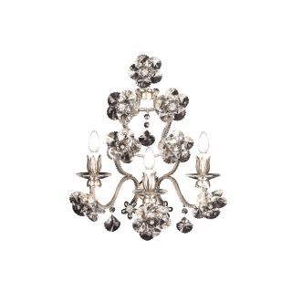 Mechini / Wall Lights / Porcelain and Clear Pearl Banding A290/3