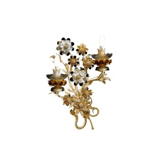 Mechini / Wall Lights / Clear Bohemian Crystal and Biscuit Ceramic A299/2