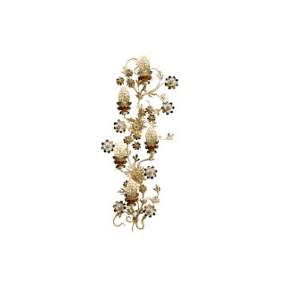 Mechini / Wall Lights / Biscuit Ceramic and Murano Eggs Lampshade A299/5