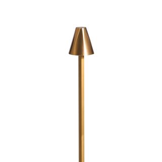 Moretti Luce / Outdoor Bollard Lights / Silva Disk 3535 – Brass Garden Bollard