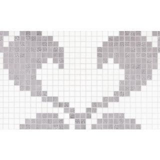 Bisazza / Mosaico - Decorations / Hearts Oro Bianco (Modern)