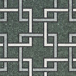 Bisazza / Marmosaico - Decorations / Magenta Verde