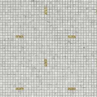 Bisazza / Marmosaico - Decorations / Palestro Bianco Oro Giallo