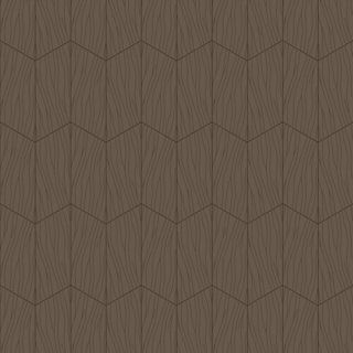 Bisazza / Wood - Decorations / Plissage Marron Glacé