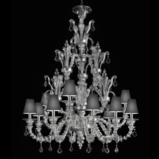 Glass & Glass Murano / Chandeliers / Traditional Venetian chandeliers C-1985/12P