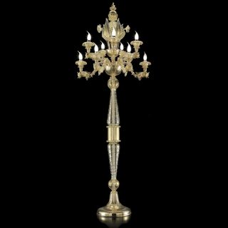 Glass & Glass Murano / Floor Lamps / Traditional Venetian chandeliers C-2909/P10