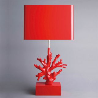 Charles Paris / Corail / Table Lamp / 2107-BIS (Red)