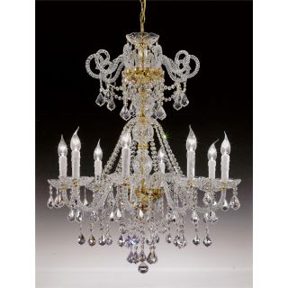 Italian Luxury Lighting / Chandeliers / Elegance Crystal 8 Lights D1305 008