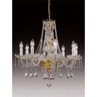 Italian Luxury Lighting / Chandeliers / Elegance Crystal 8 Lights D1307 008