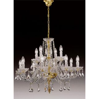 Italian Luxury Lighting / Chandeliers / Elegance Crystal 12 Lights D1315 012