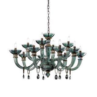 Euroluce Lampadari / Chandeliers / Dahlia L8+4 Viridian