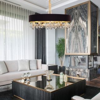 Fine Art Handcrafted Lighting / Chandeliers / Azu 34.5″ Round 915240-11