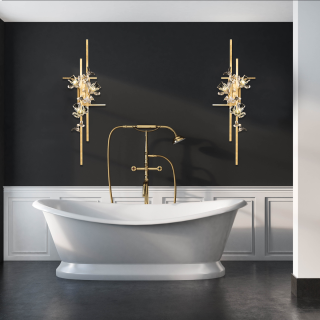 Fine Art Handcrafted Lighting / Wall Sconces / Azu 44″ 919250 919350