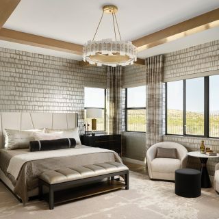 Fine Art Handcrafted Lighting / Pendant Lights / Lunea 33″ Round 910340