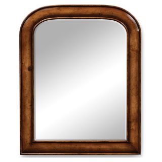 Jonathan Charles / Small Walnut Mirror With Curved Top / 492169-WAL