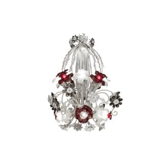 Mechini / Chandeliers / Coloured Bohemian Crystal & Murano Glass L-GIGLIO/16