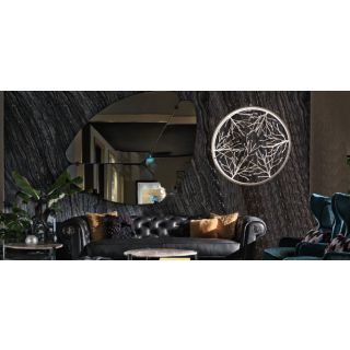 Mechini / Chandeliers / Wrought Iron with Clear Bohemian Crystal L-Girò-3 / Led