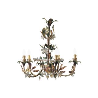 Mechini / Chandeliers / Wrought Iron with Clear Bohemian Crystal L-ZAGARA/5