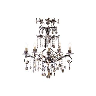 Mechini / Chandeliers / Wrought Iron with Clear Bohemian Crystal L152/5