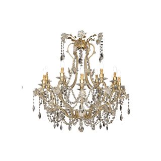 Mechini / Chandeliers / Bohemian Crystal and Clear Pearl Banding L179/12