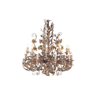 Mechini / Chandeliers / Wrought Iron with Murano Glass L186/18