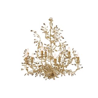 Mechini / Chandeliers / Wrought Iron with Clear Bohemian Crystal L202/10