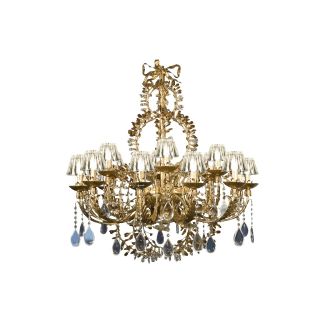 Mechini / Chandeliers / Bohemian Crystal and Crystal Lampshade L219/18 Bis