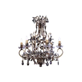 Mechini / Chandeliers / Bohemian Crystal and Clear Pearl Banding L255/6