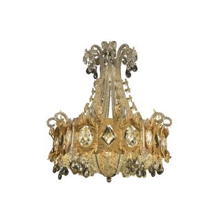 Mechini / Chandeliers / Coloured Bohemian Crystal and Murano Glass L310/12