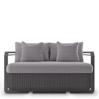 Luxxu / Sofas / Hampton Grey Two Seat Outdoor