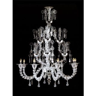 Italian Luxury Lighting / Chandeliers / Venetian Glass Murano glass 8-Light V7602 008