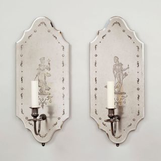Vaughan / Wall Lamp / Orvieto Mirror WA0229.BZ & WA0119.BZ