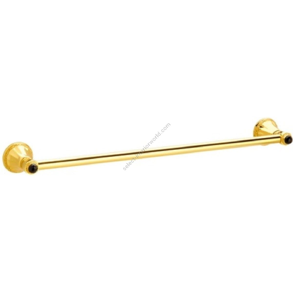 Bronces Mestre / Towel Holders / Towel rail 600mm with Swarovski black crystal 058272.N00.01