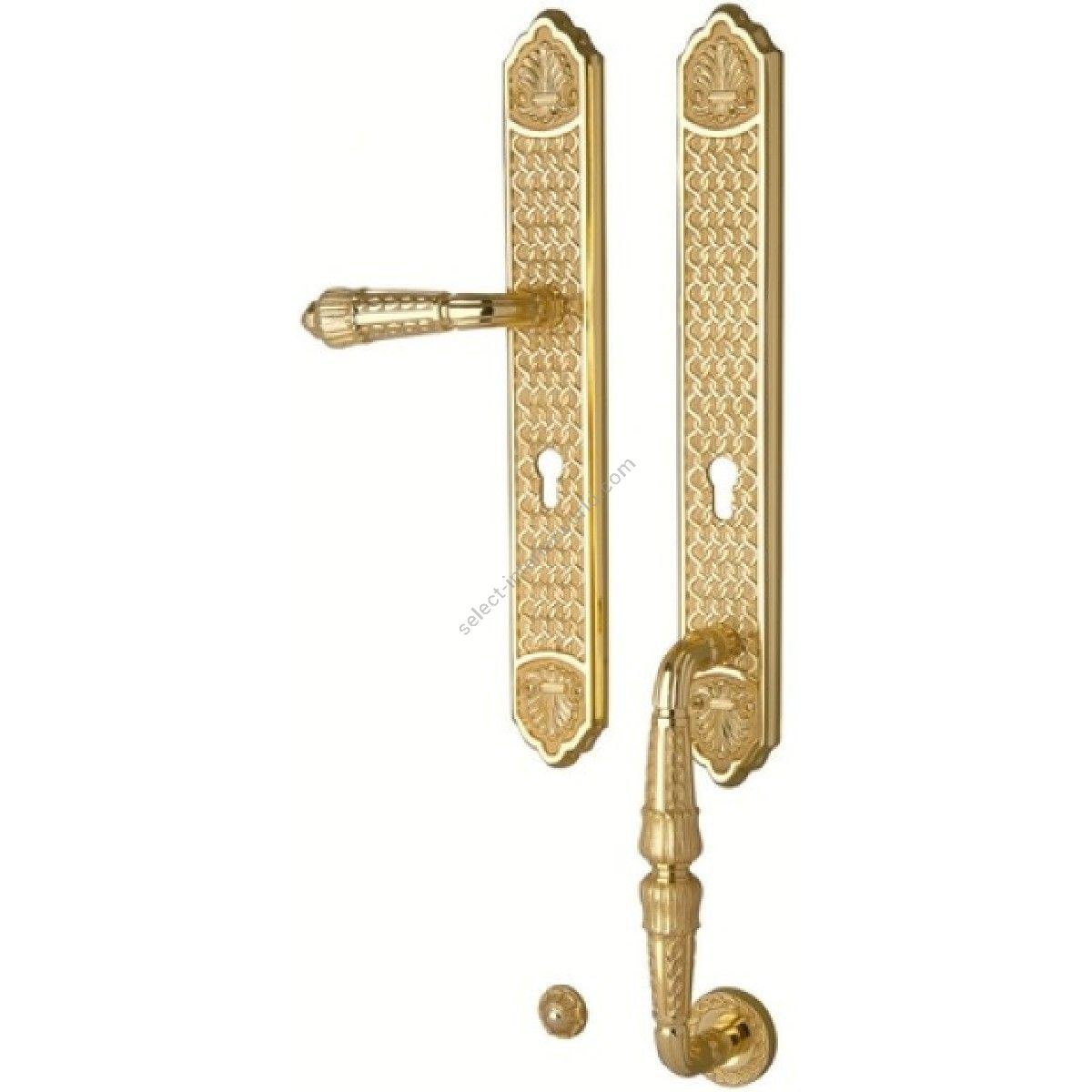 Bronces Mestre / Door Handles / Clasica set with keyhole europrofile 85mm 0J3007.85Y.01