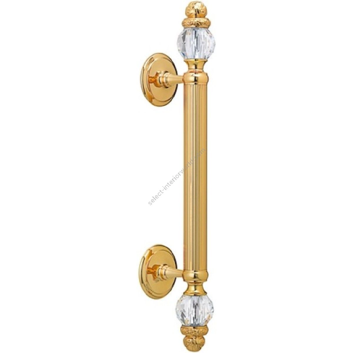 Bronces Mestre / Door Handles / Clasica set 440mm on rosettes with Swarovski crystal 0N4767.000.01