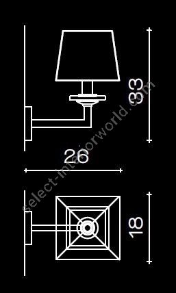 Il Paralume Marina / Wall Sconces / IL-1214/A1