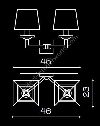 Il Paralume Marina / Wall Sconces / IL-1214/A2
