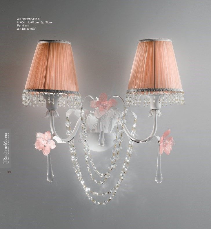 Il Paralume Marina / Wall Lamps / 1627/A2/BI/RS