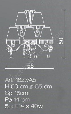 Il Paralume Marina / Wall Lamp / 1627/A5