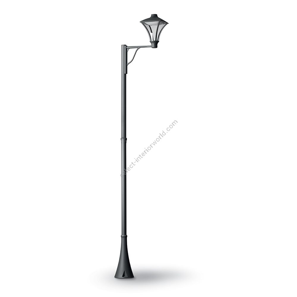 Morphis 2 | 29W - Outdoor Post Lantern / Single Head 1-Light with Arm