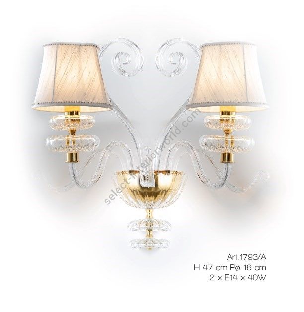 Il Paralume Marina / Wall Lamps / 1793/A2