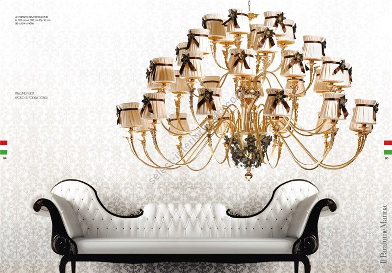 Il Paralume Marina / Pendants & Suspension Lights / 1850/CH36/ORO24K/NR