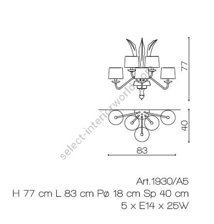 Il Paralume Marina / Wall Lamp / 1930/A5