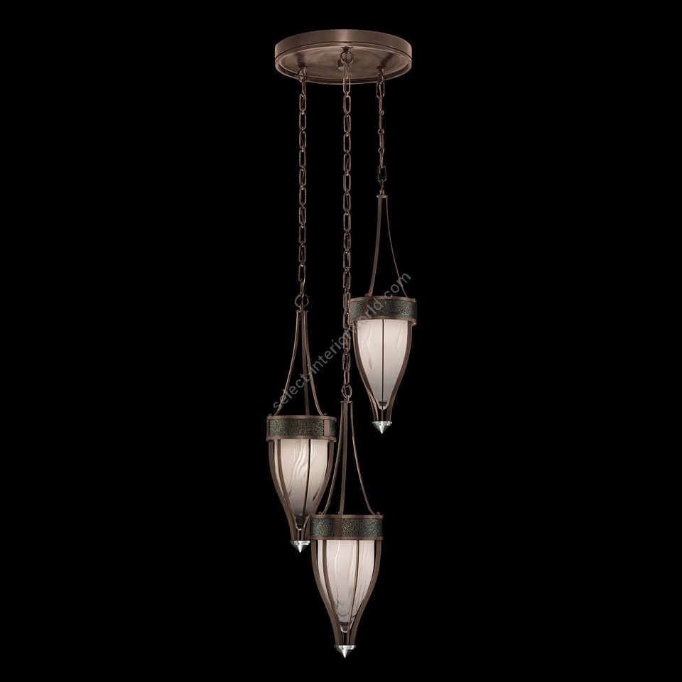 Fine Art Handcrafted Lighting / Pendants & Suspension Lights / MIRAGE 17.5" W Round