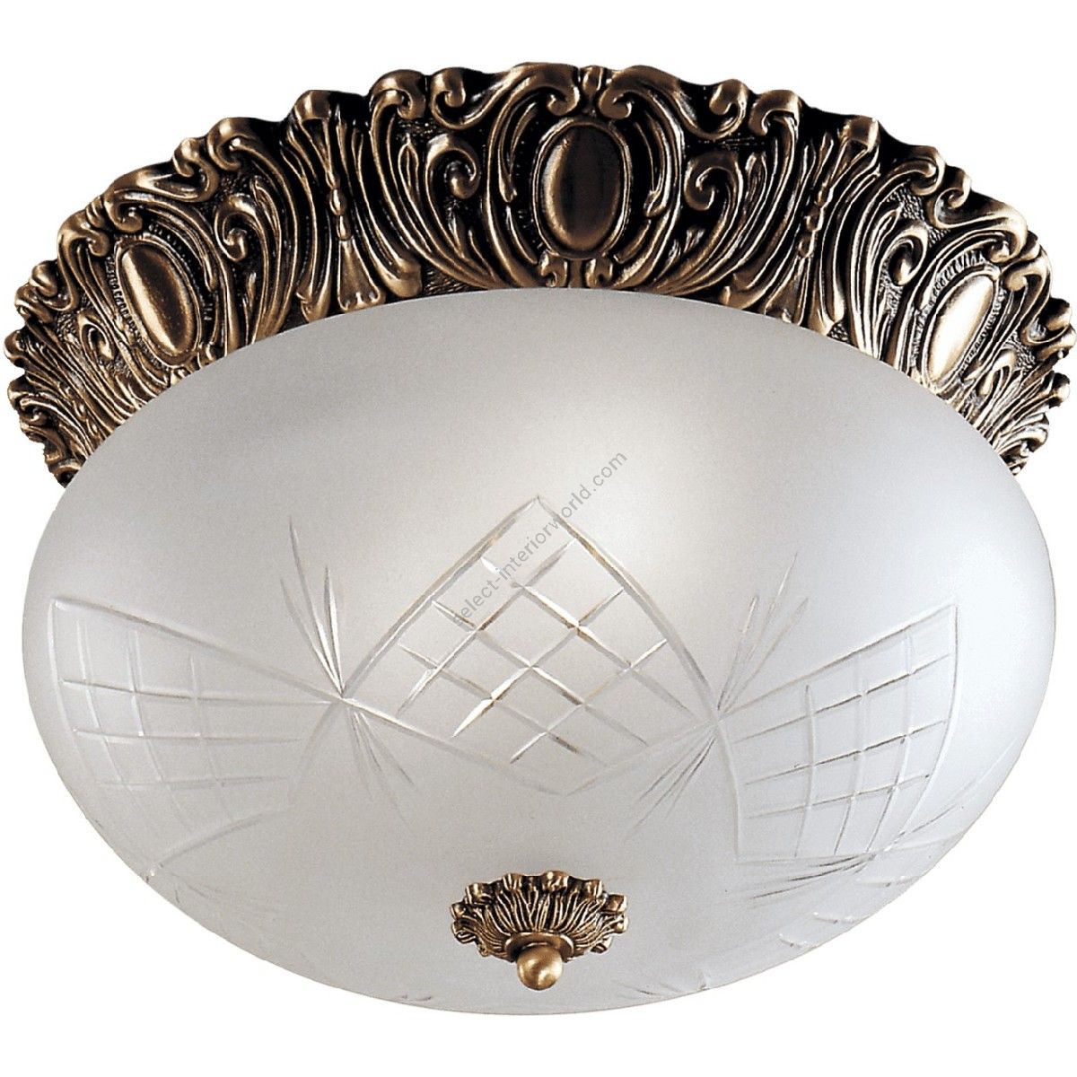 Possoni / Antique brass ceiling light / Lena 20035